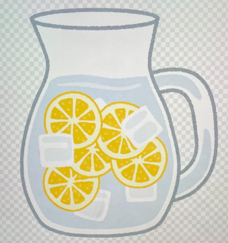 #レモン水！朝起きたらこれ飲んで！それはレモン水です。