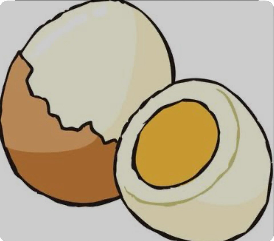 #茹で玉子！茹で玉子を１つ3か月毎日食べると運動能力向上と、筋肉生成に効果が出る。